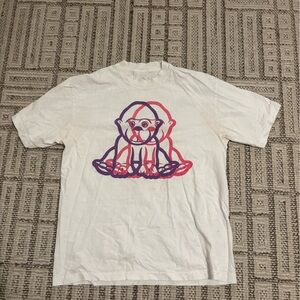 Inaka Power White and Pink Graphic Bottoms